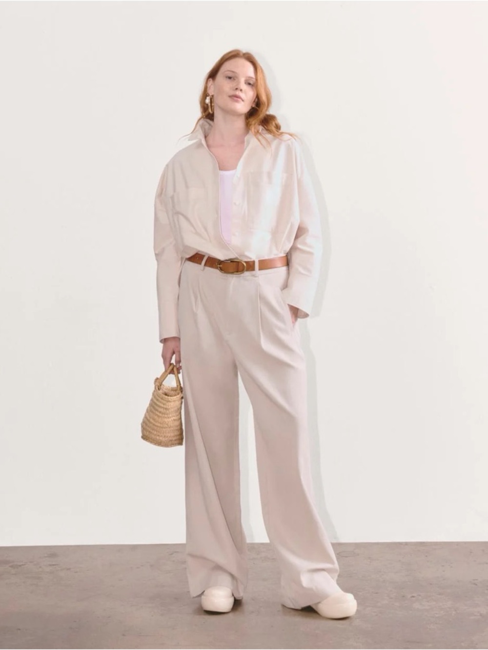 NWT Everlane The Boxy Oxford XS Whisper Pink - Picture 3 of 12
